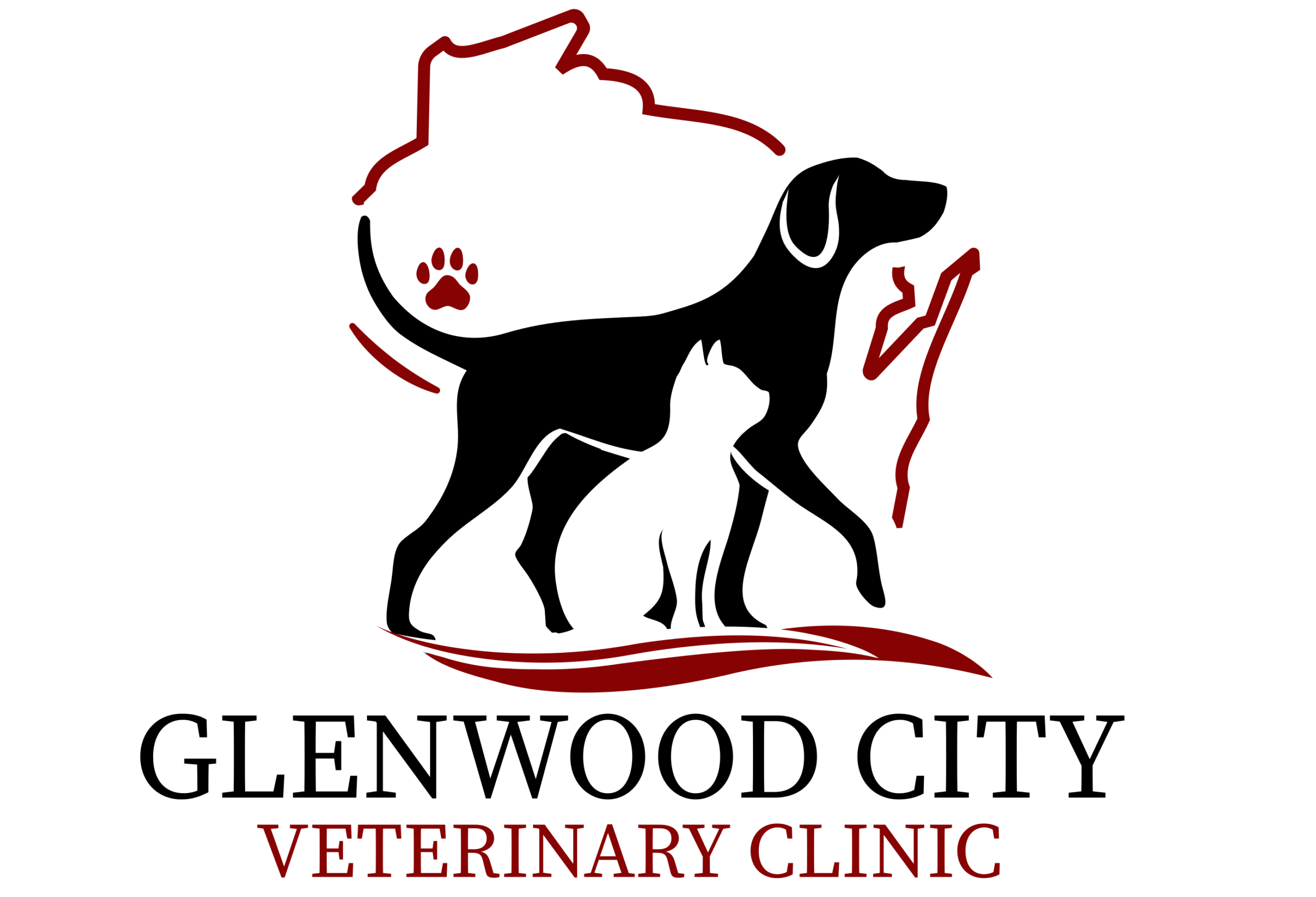 Glenwood City Veterinary Clinic logo